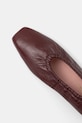 Pretty Ballerinas baleriny skórzane Camille 49872.001.9301 bordowy