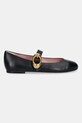 Δερμάτινες μπαλαρίνες Pretty Ballerinas Nicole 52563.001.9101 μαύρο AW25