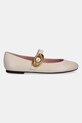 Δερμάτινες μπαλαρίνες Pretty Ballerinas Nicole 52563.002.9101 μπεζ AW25