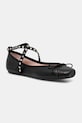 Кожаные балетки Pretty Ballerinas Kristen чёрный 52649.001.5010