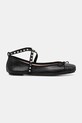 Kožne balerinke Pretty Ballerinas Kristen 52649.001.5010 crna AW25