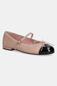 Δερμάτινες μπαλαρίνες Pretty Ballerinas Irma μπεζ 52688.001.9351