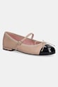 Δερμάτινες μπαλαρίνες Pretty Ballerinas Irma μπεζ 52688.001.9351