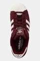 Semišové tenisky adidas Originals Superstar II burgundské HQ4913