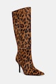 Δερμάτινες μπότες Guess GRESSAY συνθετικό καφέ FLFGSS.LEA11.LEOPA