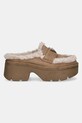 Παντόφλες Guess BRIDEEN FLFBRI.ESU06.NATU μπεζ AW25