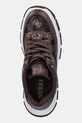 Guess sneakersy BERRETT2 brązowy FLFBRT.PEL12.BROWN