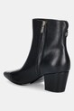 Obuwie Guess botki skórzane HALISA FLFHAL.LEA10.BLACK czarny