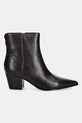 Guess botki skórzane HALISA FLFHAL.LEA10.BROWN brązowy AW25