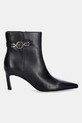 Guess botki skórzane PAISLIE FLFPAI.LEA10.BLACK czarny AW25