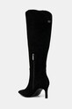 Obuwie Guess kozaki zamszowe PALISTA FLFPTA.SUE11.BLACK czarny