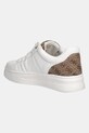 Boty Kožené tenisky Guess WELLI FLFWLL.FAL12.BEIBR bílá