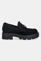 Guess mokasyny zamszowe YANIKAY FLFYKY.SUE14.BLKBL czarny AW25
