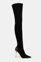 Semišové čižmy Elisabetta Franchi SA36L57E2.110 čierna AW25