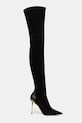 Замшеві чоботи Elisabetta Franchi SA36L57E2.110 чорний AW25