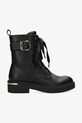 Mexx workery PREMIUM KASIA imitacja skóry licowej czarny MI001701153W