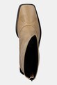 Kenzo botki skórzane Kimi Ankle Boots beżowy FF62BT120L06.87
