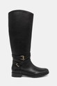 Kožne čizme Lauren Ralph Lauren Collins Tll 802967771001.001 crna AW25