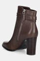 Obuwie Lauren Ralph Lauren botki skórzane Brke Bt Hl 2 802974475002.200 brązowy