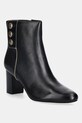 Lauren Ralph Lauren botki skórzane Kenndi Bt Hl słupek czarny 802980065001.001