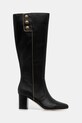 Lauren Ralph Lauren kozaki skórzane Kenndi Tl Hl 802980067001.001 czarny AW25