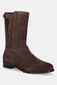 Lauren Ralph Lauren botki zamszowe Tasha Mid płaski brązowy 802980070002.200