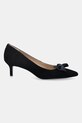 Lauren Ralph Lauren szpilki zamszowe Adrienne Bow 802980116001.001 czarny AW25