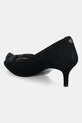 Obuwie Lauren Ralph Lauren szpilki zamszowe Adrienne Bow 802980116001.001 czarny