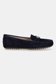 Lauren Ralph Lauren mocassini in camoscio Barnsbury 802821629029.410 blu navy AW25