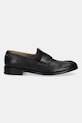 MM6 Maison Margiela mocasini de piele S59WR0096.P5000.T8013 negru AW25