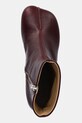 MM6 Maison Margiela leather ankle boots maroon S59WU0260.P5000.T2353