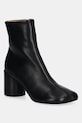 Usnjeni gležnarji MM6 Maison Margiela Neizolirana črna S59WU0260.P5000.T8013