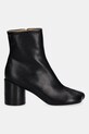 Kožené kotníkové boty MM6 Maison Margiela S59WU0260.P5000.T8013 černá AW25