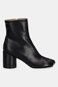 Usnjeni gležnarji MM6 Maison Margiela S59WU0260.P5000.T8013 črna AW25
