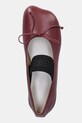 Δερμάτινες μπαλαρίνες MM6 Maison Margiela μπορντό S59WZ0099.P3628.T5085
