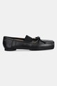 Δερμάτινες μπαλαρίνες MM6 Maison Margiela S59WZ0103.P3628.T8013 μαύρο AW25