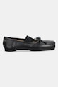 MM6 Maison Margiela baleriny skórzane S59WZ0103.P3628.T8013 czarny AW25