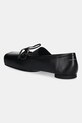 Παπούτσια Δερμάτινες μπαλαρίνες MM6 Maison Margiela S59WZ0103.P3628.T8013 μαύρο