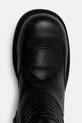 MM6 Maison Margiela kozaki skórzane czarny S66WW0100.P7431.T8013