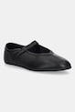 adidas Originals leather ballet flats Stan Smith Lo Pro black JQ6939