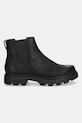 Nubukové kotníkové boty Sorel REVEL RD CHELSEA WP 2144881010 černá AW25