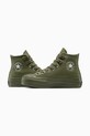 Шкіряні кеди Converse Chuck Taylor All Star Lift зелений A12968C