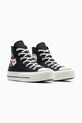 Πάνινα παπούτσια Converse Chuck Taylor All Star Lift A15534C μαύρο AW25