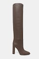 Кожени ботуши Le Silla Stivale Elsa 7060C100RBPPGLO793 кафяв AW25