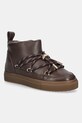 Inuikii śniegowce skórzane Full Leather Gloss na zamek brązowy 1001.001.0371.150