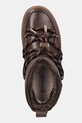 Inuikii śniegowce skórzane Full Leather Gloss brązowy 1001.001.0371.150