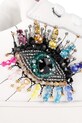 Kožené tenisky Kurt Geiger London Lana Eye biela 4988610109