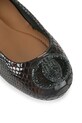 Obuwie Kurt Geiger London baleriny skórzane Chelsea Ballerina 5000603719 czarny