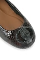 Obuwie Kurt Geiger London baleriny skórzane Chelsea Ballerina 5000603719 czarny
