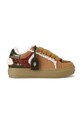 Kurt Geiger London sneakersy zamszowe Southbank Tag płaska brązowy 493339209